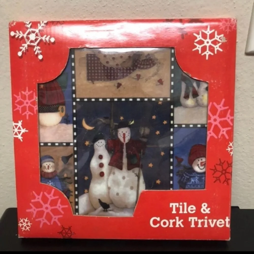 Ceramic Holiday / Christmas decorative tile trivet